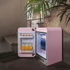 SMEG FAB5 Minibár hűtő, jobbos - 50-es évek retro design, rózsaszín
