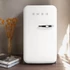 SMEG FAB5 Minibár hűtő, jobbos - 50-es évek retro design, fehér