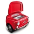 SMEG Fiat500 Minibár hűtő - 50-es évek retro design, piros