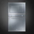 SMEG MIKROHULLÁMÚ SÜTŐ,Selezione,beépíthető,20 liter,5 funkció,TFT kij,full touch,forgótányér,ezüst üveg