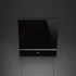 SMEG UNIVERSALE design vertikális fali páraelszívó, 60 cm, fekete