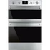 SMEG Beépíthető dupla hőlégkeveréses sütő, LED kijelzővel, érintő és tekerőgombokkal - Classica design, inox