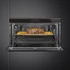 SMEG 90 cm széles hőlégkeveréses sütő, pirolitikus tisztítással, széles TFT kijelzővel, Wi-Fi kapcsolattal - Dolce Stil Novo design, fekete üveg, réz díszítéssel