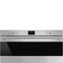 SMEG 90 cm széles hőlégkeveréses sütő, LED kijelzővel, érintő és tekerőgombokkal - Classica design, inox
