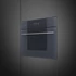 SMEG Galileo Steam100 Kompakt kombinált gőzsütő, nagy LCD kijelzővel - Linea design, neptune szürke üveg