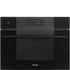 SMEG Galileo Omnichef Kompakt 3 az 1-ben sütő, nagy TFT kijelzővel, Wi-Fi kapcsolattal - Linea design, mélyfekete üveg
