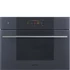 SMEG Galileo Omnichef Kompakt 3 az 1-ben sütő, nagy TFT kijelzővel, Wi-Fi kapcsolattal - Linea design, neptune szürke üveg