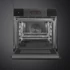 SMEG Galileo Omnichef 3 az 1-ben sütő, nagy TFT kijelzővel, Wi-Fi kapcsolattal - Linea design, mélyfekete üveg