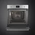 SMEG Kombinált gőzsütő Galileo sütőtérrel,  pirolitikus tisztítássál, LCD kijelzővel - Classica design, inox