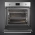 SMEG PIROLITIKUS HŐLÉGKEVERÉSES SÜTŐ, Classica design, Galileo, 60 cm, ES LCD, inox