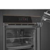SMEG Kombinált gőzsütő Galileo sütőtérrel,  pirolitikus tisztítássál, TFT kijelzővel, Wi-Fi kapcsolattal - Dolce Stil Novo design, fekete üveg, réz díszítéssel