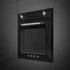 SMEG Kombinált gőzsütő Galileo sütőtérrel,  pirolitikus tisztítássál, nagy LCD kijelzővel - Victoria design, fekete