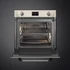 SMEG Kombinált gőzsütő Galileo sütőtérrel,  pirolitikus tisztítássál, nagy LCD kijelzővel - Victoria design, bézs