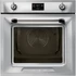 SMEG Kombinált gőzsütő Galileo sütőtérrel,  pirolitikus tisztítássál, nagy LCD kijelzővel - Victoria design, inox